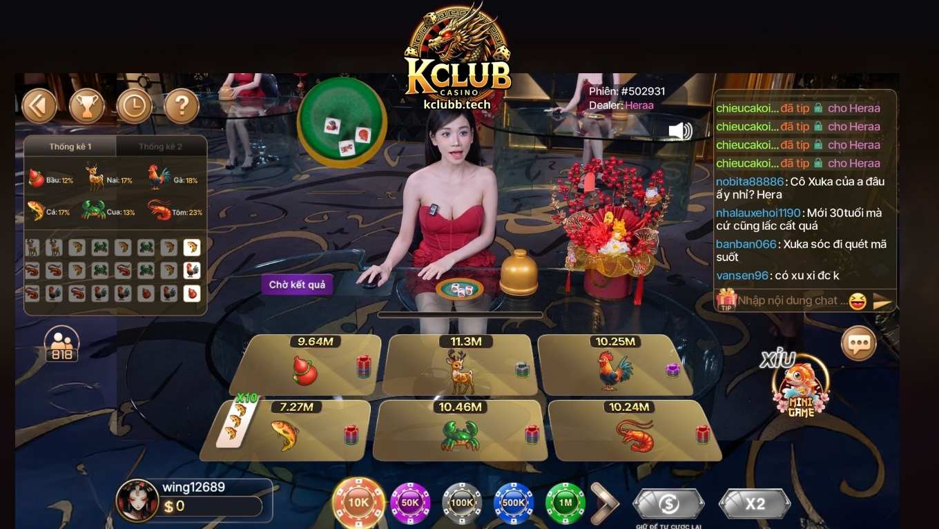 Hướng dẫn chơi bầu cua KCLUB