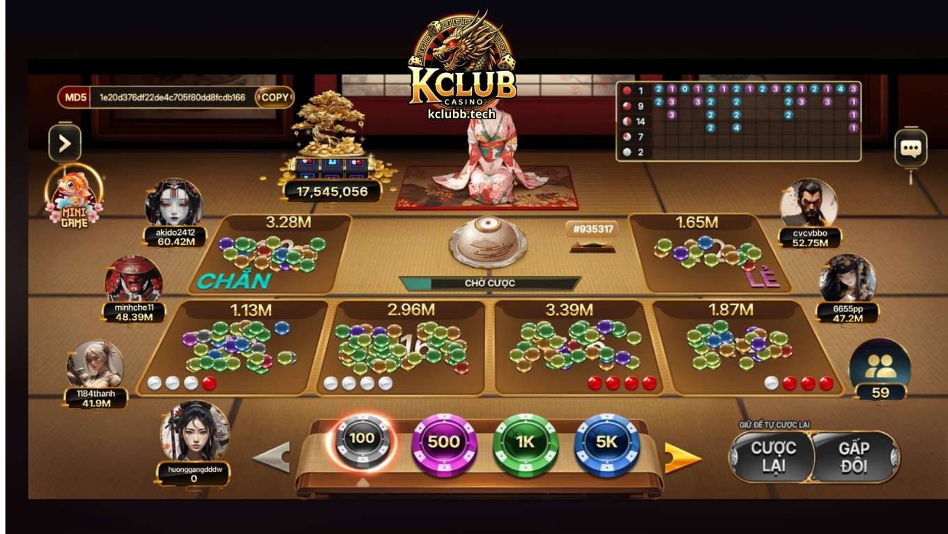 Kinh nghiệm chơi xóc đĩa KCLUB từ cao thủ